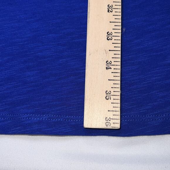 BODEN Charlie PomPom T Shirt Dress Womens Size 0R Blue Cotton Vacation Ready NWT - Picture 7 of 15